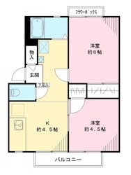 ヴェルディハイツの物件間取画像